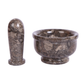 Exquisite Marble Mortar and Pestle Set (4 inches) - Your Ultimate Kitchen Essential for Grinding Spices, Making Guacamole, Salsa, Pesto, and Crushing Pills