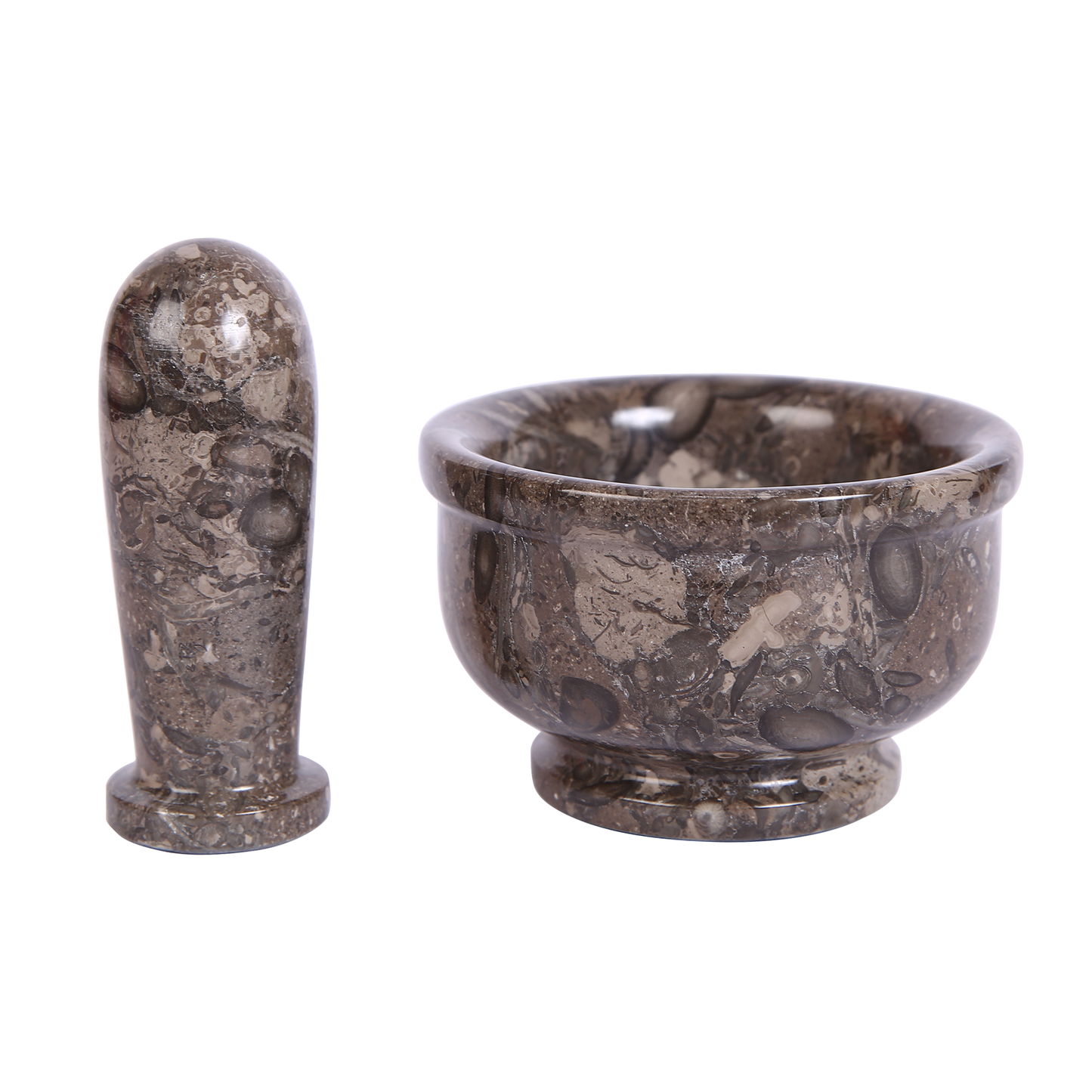 Exquisite Marble Mortar and Pestle Set (4 inches) - Your Ultimate Kitchen Essential for Grinding Spices, Making Guacamole, Salsa, Pesto, and Crushing Pills