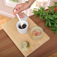Marble Salt Cellar Set with Lid (Pack of 2) White and Onyx Green