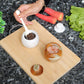 Marble Salt Cellar with Lid- Pack of 2 Marble Salt and Pepper Bowls- Salt Holder with Lid to Put Salt, Paprika, Pepper, and Spice