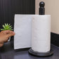Marble Paper Towel Holder - Black