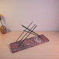Marble Incense Holder Rosso