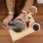 Marble Mortar and Pestle Set (5 inch) Grey