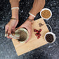 Exquisite Marble Mortar and Pestle Set (4 inches) - Your Ultimate Kitchen Essential for Grinding Spices, Making Guacamole, Salsa, Pesto, and Crushing Pills