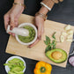 Exquisite Marble Mortar and Pestle Set (4 inches) - Your Ultimate Kitchen Essential for Grinding Spices, Making Guacamole, Salsa, Pesto, and Crushing Pills
