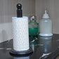 Marble Paper Towel Holder - Black