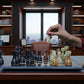 Onyx Green & Black Chess Figures