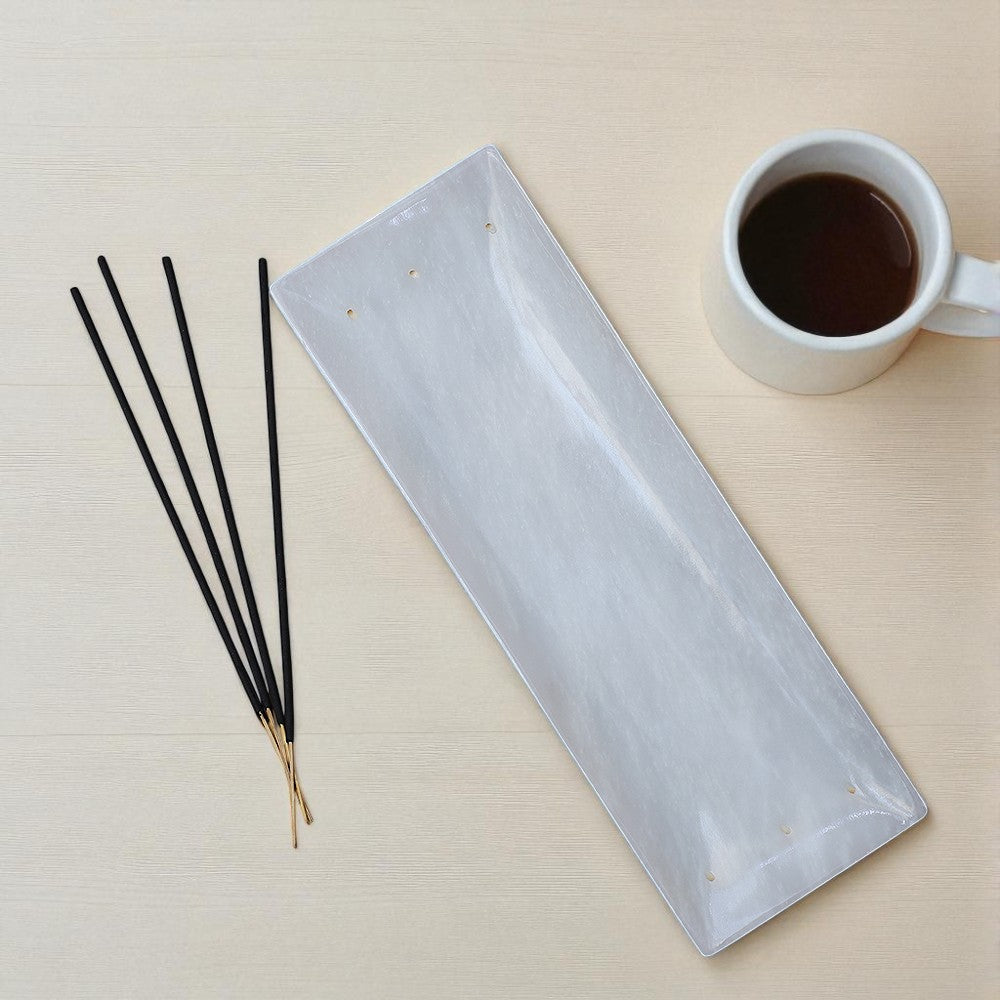 Marble Incense Holder White