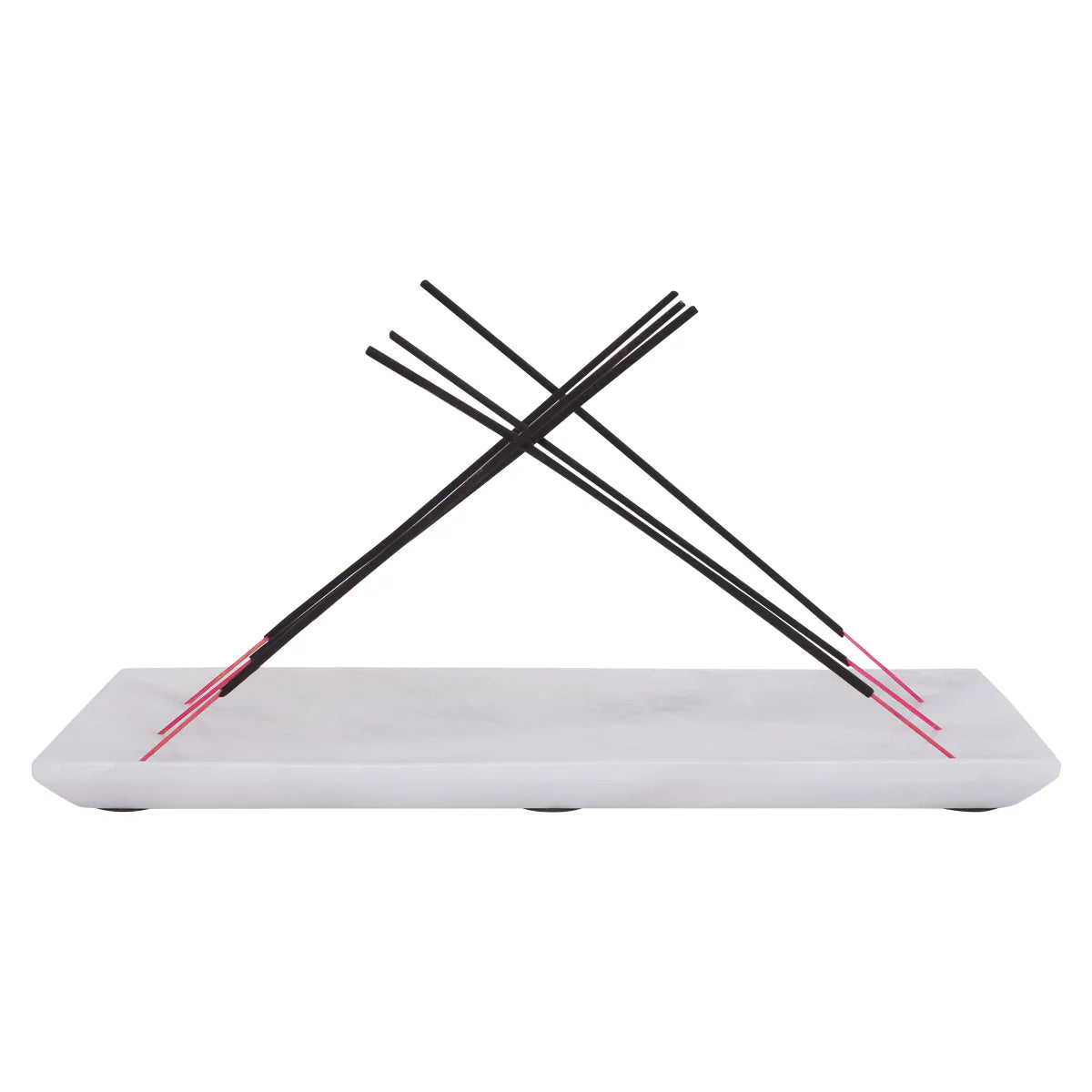 White Marble rectangle incense stick holder