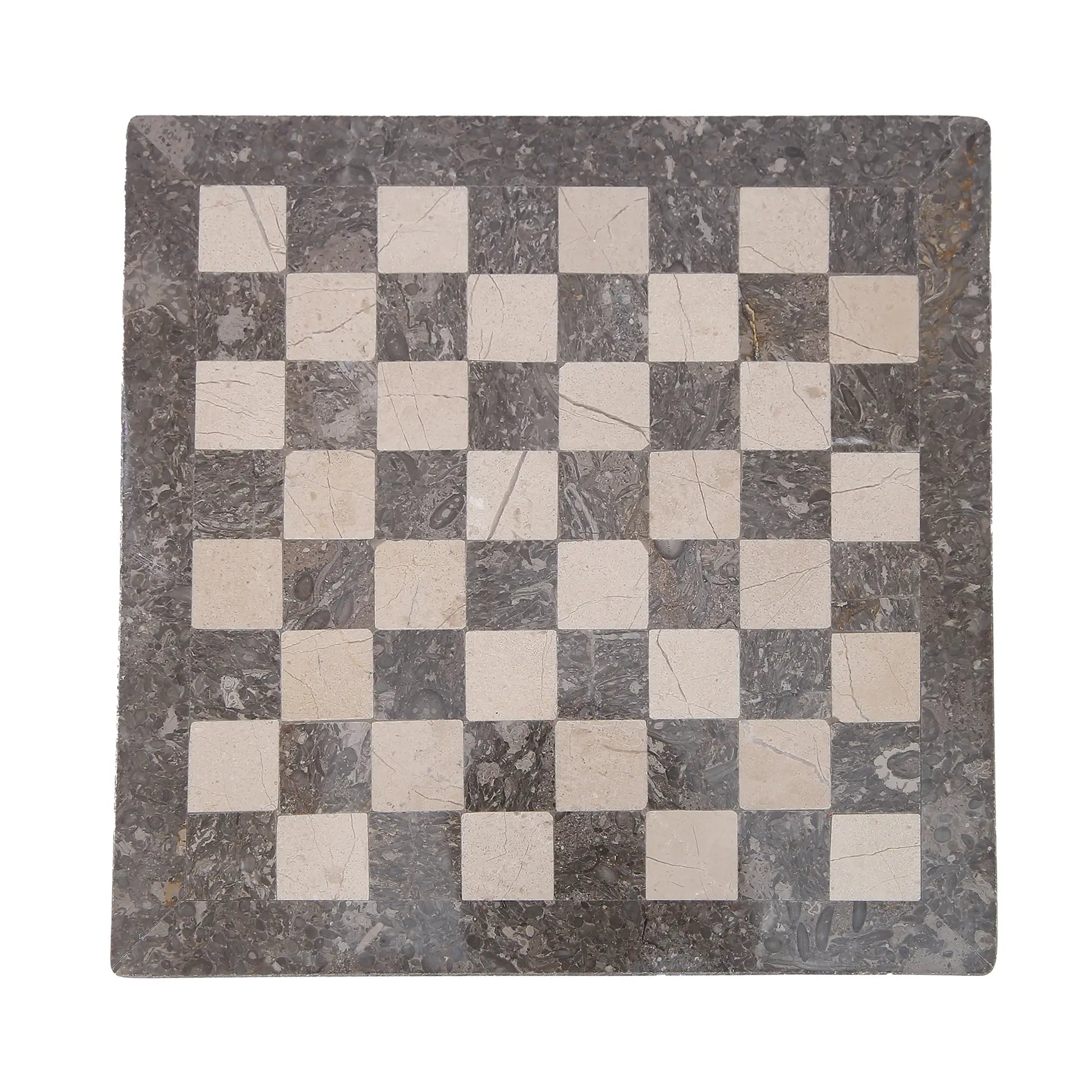 Oceanic Grey and Verona Marble Chess board