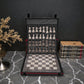 Oceanic Grey and Verona Marble Chess set