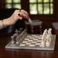 Marble Hives Luxury Handmade Marble Chess Set – Oceanic & Verona -15 Inch
