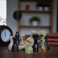 Onyx Green & Black Chess Figures