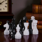 Black and White Chess Figures