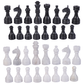 Marble Hives Luxury Handmade Marble Chess Set – Black and White