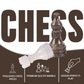 Marble Hives Luxury Handmade Marble Chess Set – Oceanic & White