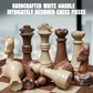 Marble Hives Luxury Handmade Marble Chess Set – Marina and White