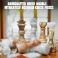 Marble Hives Luxury Handmade Marble Chess Set – Green & White