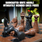 Marble Hives Luxury Handmade Marble Chess Set -Marina and Black -10 Inch