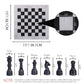 White and Black  Luxury Chess Set