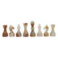 green marble chess pieces