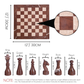 Marble Hives Luxury Handmade Marble Chess Set – Marina and White