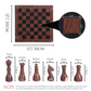 Marble Hives Luxury Handmade Marble Chess Set – Marina & Black