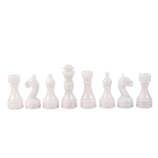 15 inch White Chess Figures