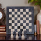 Marble Hives Luxury Handmade Marble Chess Set – Black and Beige