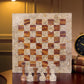 Marble Hives Luxury Handmade Marble Chess Set – Brown and Coral