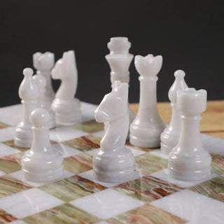handmade marble chess