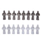 grey and white ancient egyptian gods chess figures