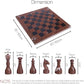 Handmade Marble Chess Set - Marina & Black (15 x 15 Inches) - Chess Sets for Adults - Premium Quality Chess Boards - Fancy Chess Boards