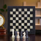 Marble Hives Luxury Handmade Marble Chess Set – Black & Onyx -15 Inch