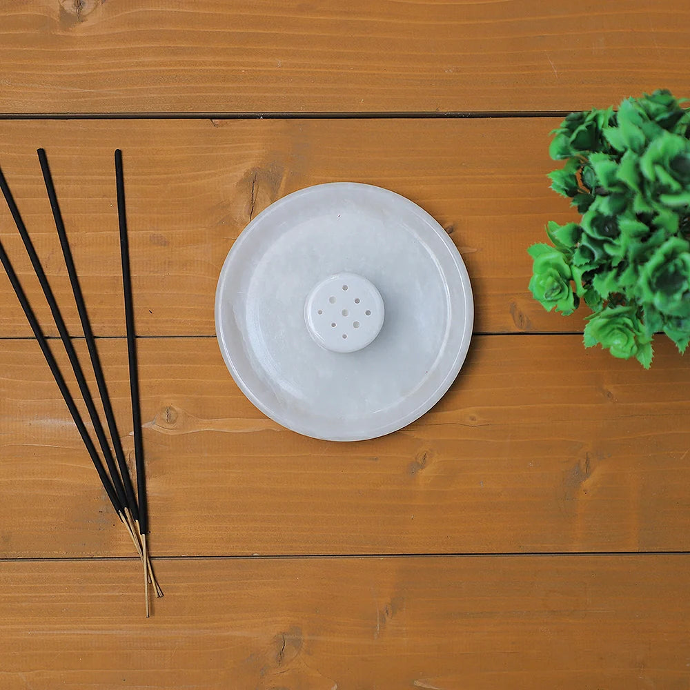White Marble Incense Stick Holder