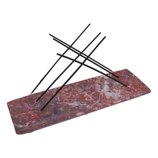 Red Marble incense sticks holder