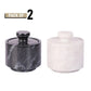 marble salt container