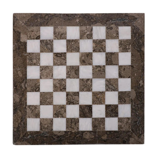 handmade Oceanic & White Marble Chess Set