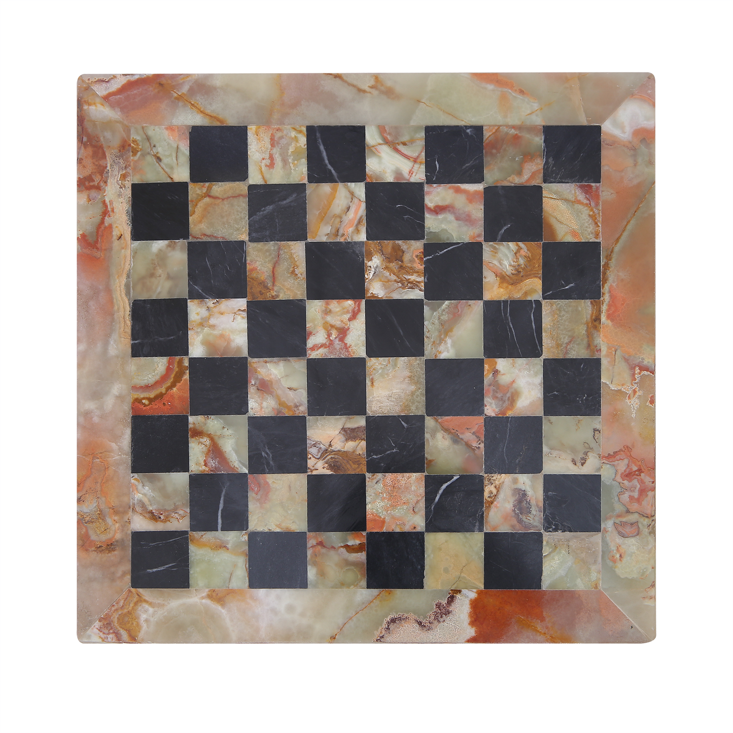 onyx marble chess board