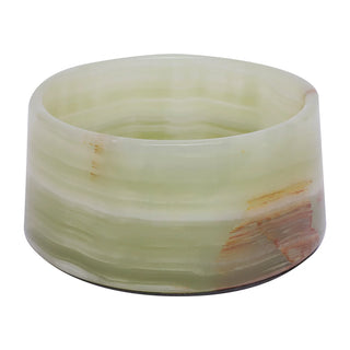 Onyx Green Marble Pet Bowl