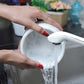 White Marble Pet Bowl while washing