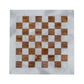 white and brown chess board
