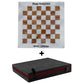 white brown personalized chess with gift box