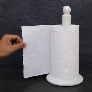 white towel holder 